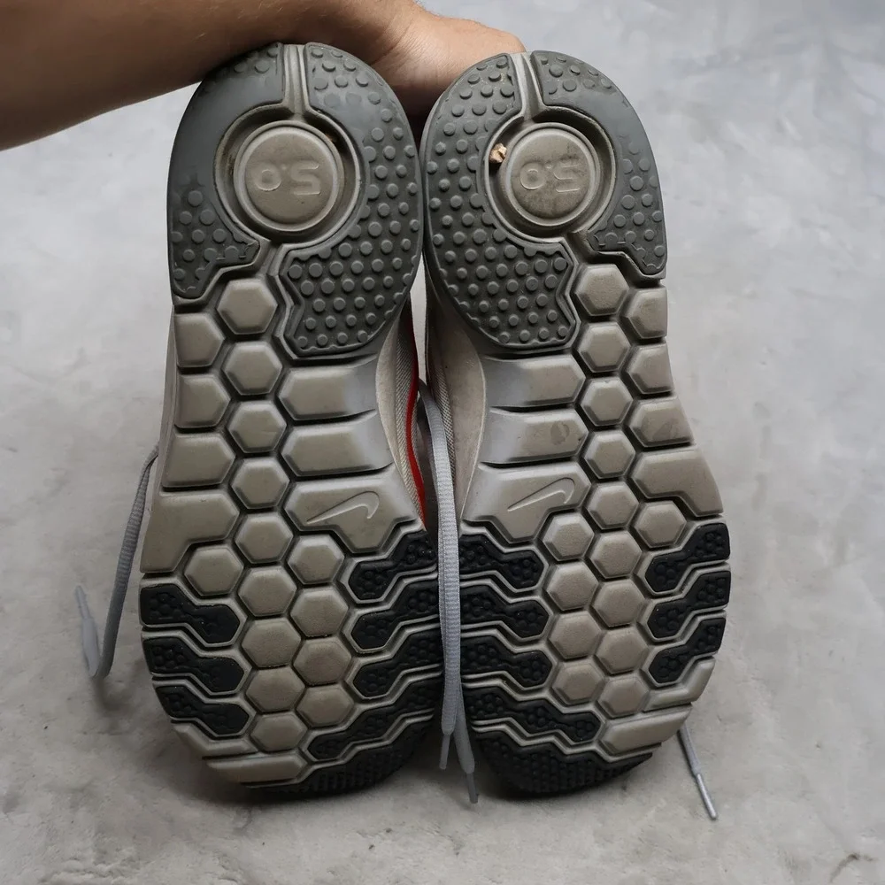 Nike Mens 12 Running Shoes Grey Free Trainer 5.0‎ Camo Accent Cushioned Athletic